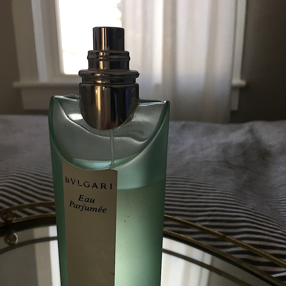 Bvlgari eau parfumee au the vert 3/4 full. No lid